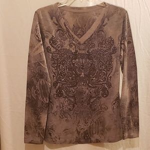 Beaded Butterfly Shirt